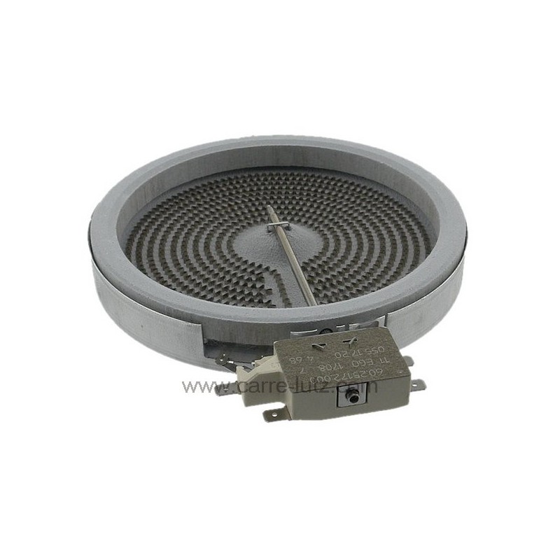 Plaque halogène diamètre 140 mm 1200W 230V Plaque halogène diamètre 140 mm 1200W 230V