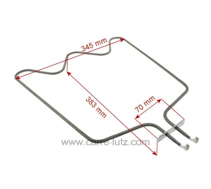 Résistance de sole 1150W 230V,  480121101147 Whirlpool