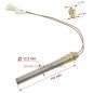 Résistance 235W 12,5 mm longueur 110 mm de poêle à pellet