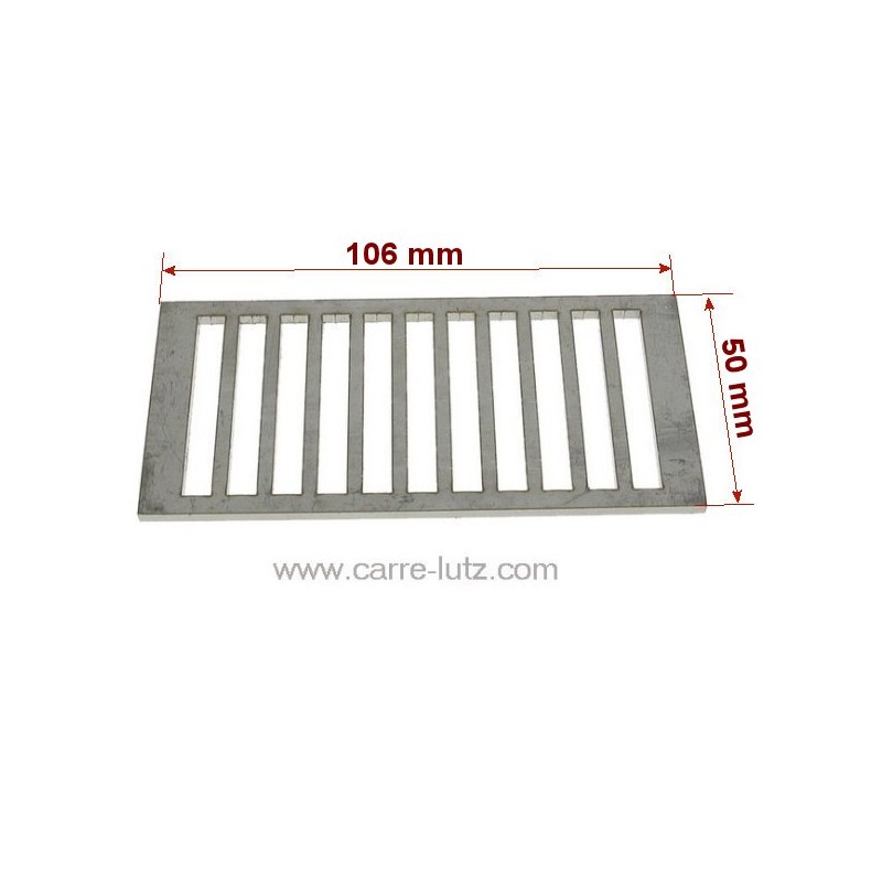 Grille inox de pot bruleur ou creuset de foyer pour poele a granulé Caminetti Montegrappa