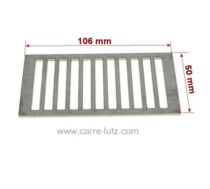 Grille inox de pot bruleur ou creuset de foyer pour poele a granulé Caminetti Montegrappa