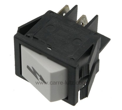 220106  Interrupteur poussoir bipolaire 16A 220V 22x30mm 5,70 €