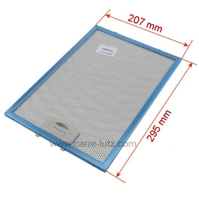 70190003 Filtre à graisse métal 295x208mm de hotte aspirante, TW-4FIL0104 Tecnowind 30,30 €