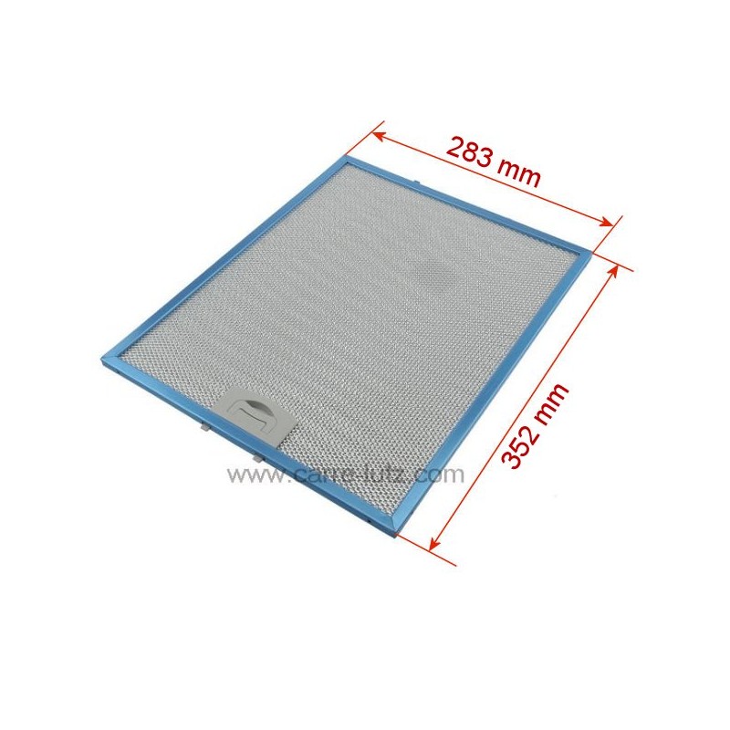 70190005  Filtre à graisse métal 352x284mm de hotte aspirante, 00SP002960Q Tecnowind, 49016227 Candy 27,90 €