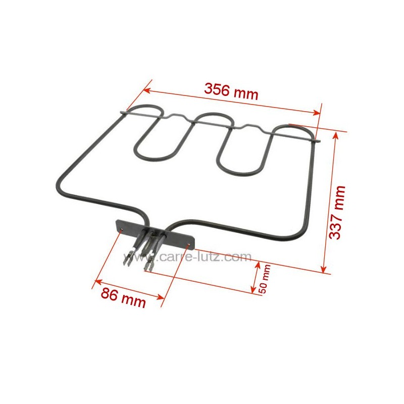 703187  Résistance de sole 2000W 42806305 de four Candy Hoover Rosières 16,70 €