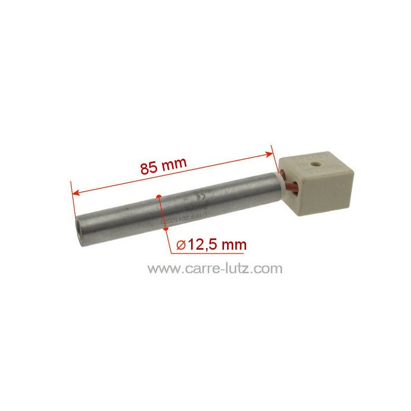 703993  Résistance 250W 12,5 mm longueur 85 mm de poêle à pellet 32,40 €