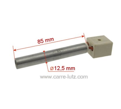 Résistance 250W 12,5 mm longueur 85 mm de poêle à pellet