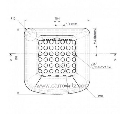 704385  Pot bruleur ou creuset de foyer de poêle à granulé Ravelli Ecotec 143,10 €