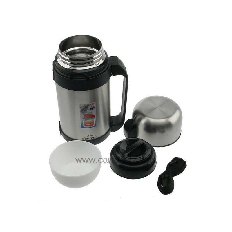 991LC62440  Boite alimentaire isotherme Inox 1 litre Lacor 62440 25,60 €