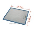 70190010  Filtre à graisse métal 258x297mm de hotte aspirante 20,20 €