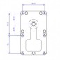 Motoréducteur de vis sans fin 1,5 tour/minute Mellor FB1222 de poele à pellet