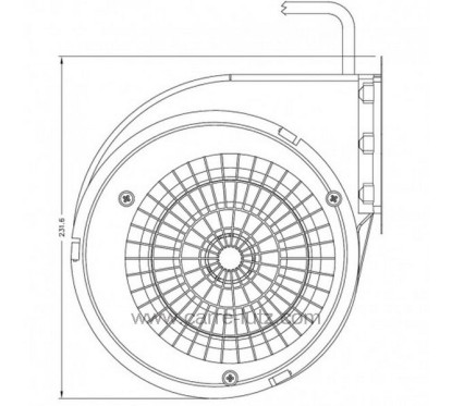 Ventilateur de convection compatible avec Deville - D0026732