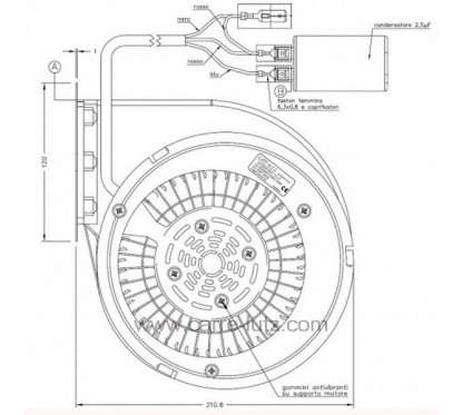 231108  Ventilateur de convection compatible avec Deville - D0026732 165,00 €