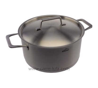 45024 - Faitout avec couvercle inox 24 cm Foodie Lacor 