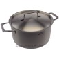 45024 - Faitout avec couvercle inox 24 cm Foodie Lacor 