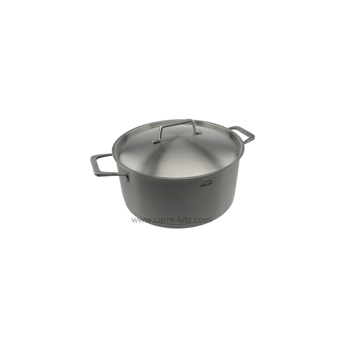 991LC45028  45028 - Faitout avec couvercle inox 28 cm Foodie Lacor  77,30 €