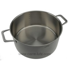 45028 - Faitout avec couvercle inox 28 cm Foodie Lacor 