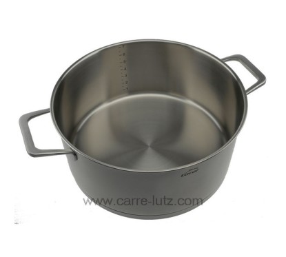 991LC45028  45028 - Faitout avec couvercle inox 28 cm Foodie Lacor  77,30 €