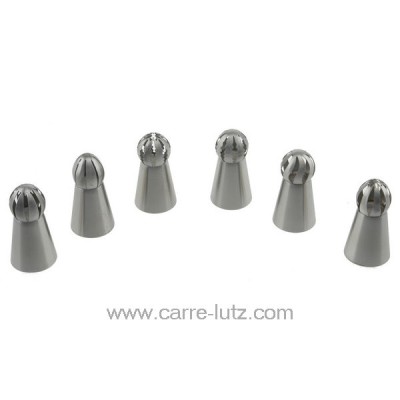 991LC68893  68893 - Lot de 6 douilles Russe en inox 18/10 Lacor 14,30 €