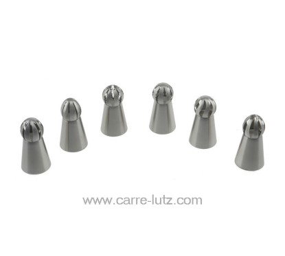 991LC68893  68893 - Lot de 6 douilles Russe en inox 18/10 Lacor 14,30 €