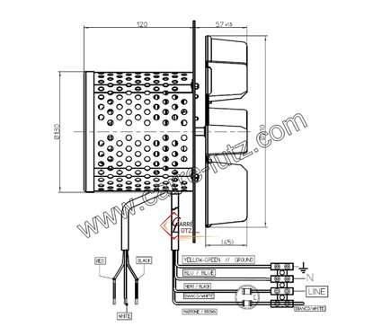 231133  Ventilateur extracteur de fumée R2E210 ou VFM 210/45 de poele a pellet 246,00 €