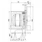 Ventilateur extracteur de fumée R2E210 de poele a pellet