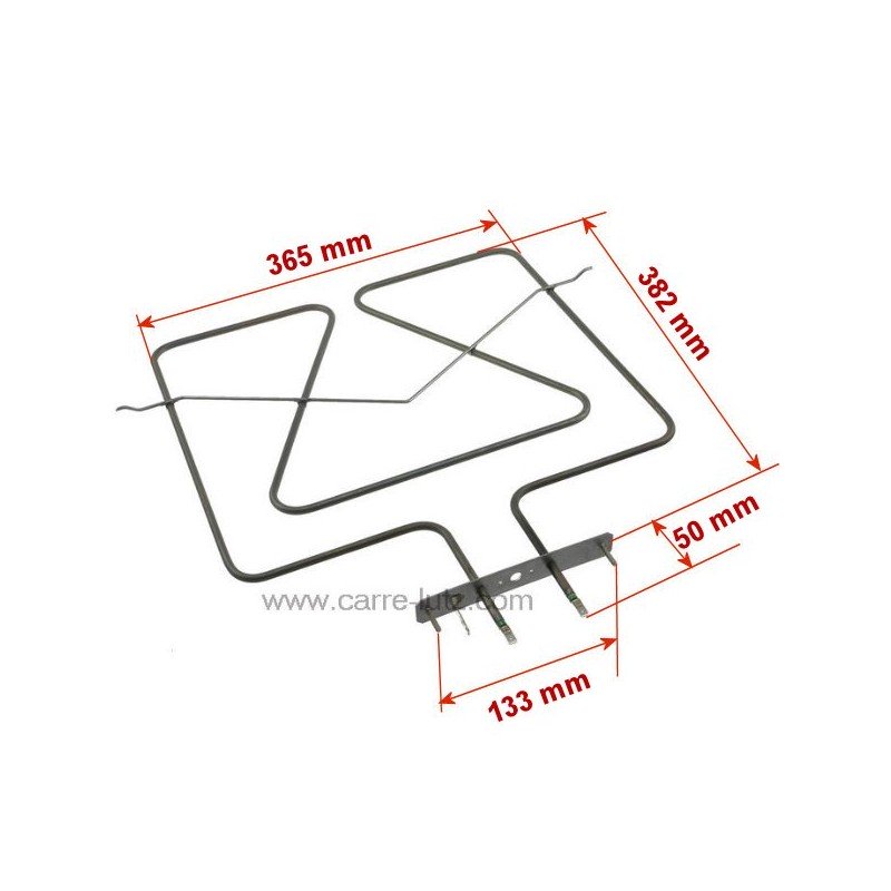 481225998524 - Résistance de voute 2450W de four Whirlpool