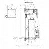 231525  Motoréducteur de vis sans fin 1 tour/minute de poele à pellet 86,40 €