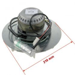 Ventilateur extracteur de fumée de poele a pellet RE180-AV82-15 16 , reference 231139