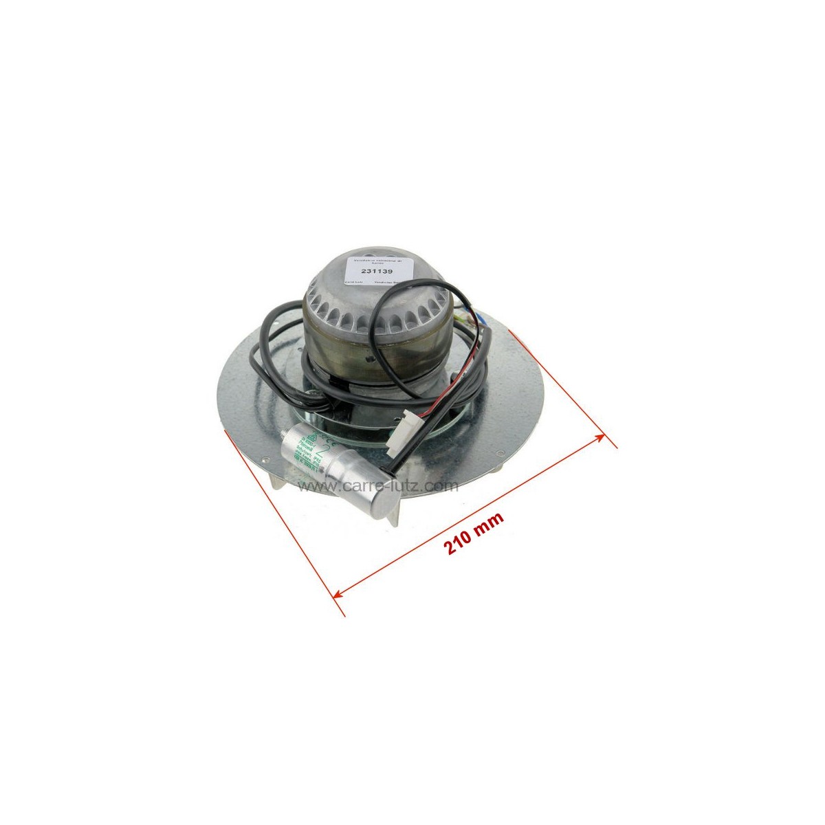 231139  Ventilateur extracteur de fumée de poele a pellet RE180-AV82-15 16 258,20 €