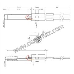 895737720 - Résistance céramique 300W de poêle à pellet Palazzetti 