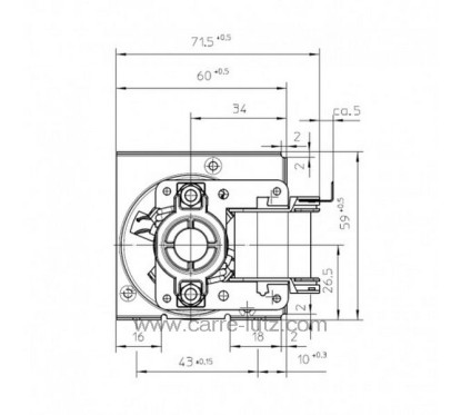 Ventilateur tangentiel de poele a pellet