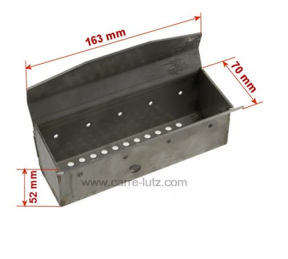 Pot bruleur ou creuset de foyer pour poele a granulé Ecoforest miniplus