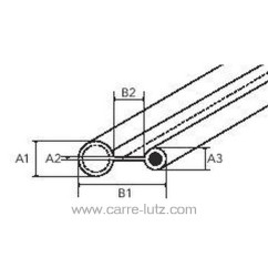 705097  Joint de porte à bulbe 12,60 €