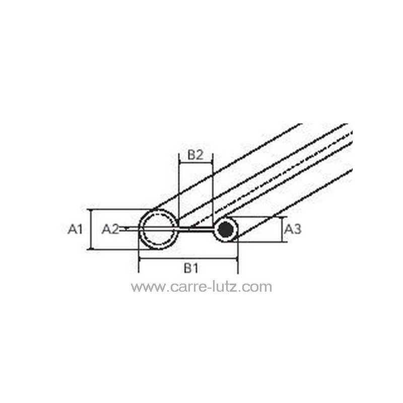 705097  Joint de porte à bulbe 12,60 €