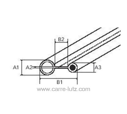 705097  Joint de porte à bulbe 12,60 €