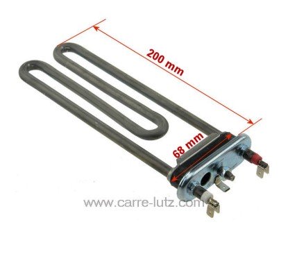 201236  DC4700013B - Résistance 2000W de lave linge Samsung Vestel Teka 11,10 €