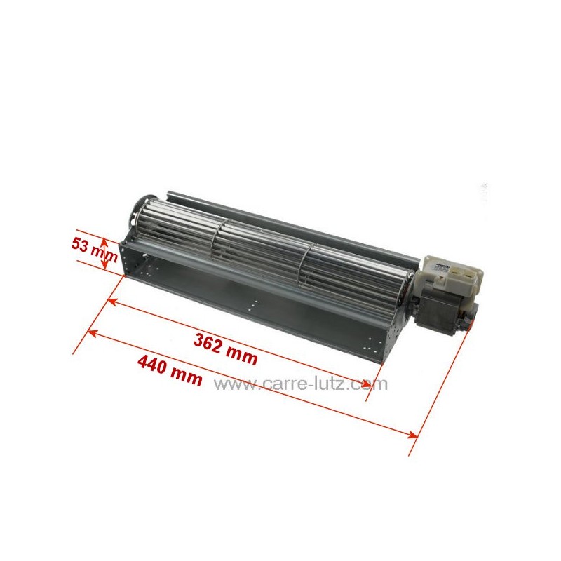 23190008  Ventilateur tangentiel 360 mm moteur à droite 1 vitesse 88,70 €