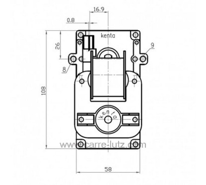 231524  Motoréducteur de vis sans fin 5 tour/minute de poele à pellet 74,40 €