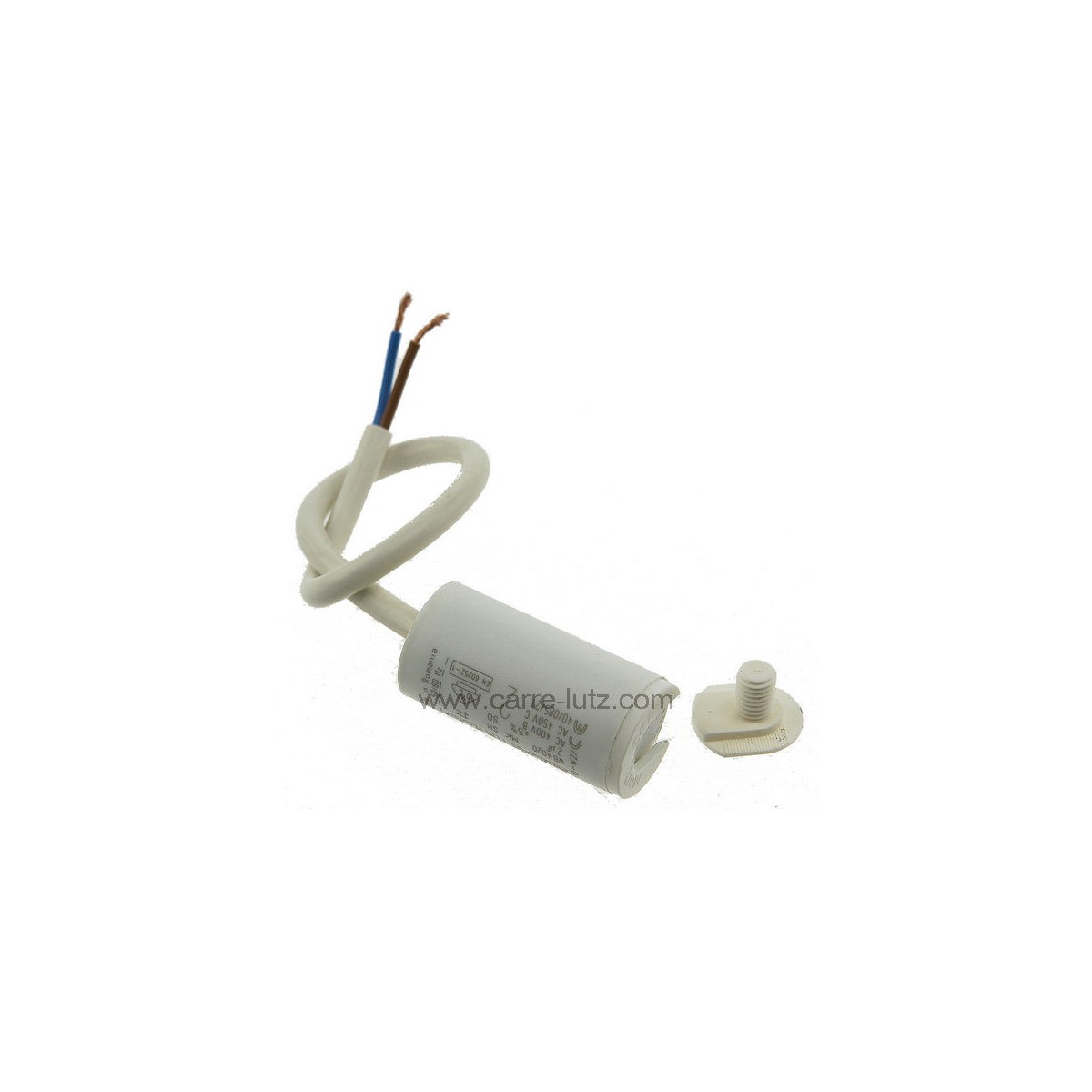 23090102  Condensateur permanent à fils 2 MF 450V ICAR 4,70 €