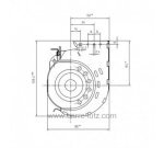 23190007  Ventilateur tangentiel 240 mm moteur à droite 1 vitesse 72,00 €