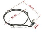 20390015  00499003 - Résistance circulaire 2300W de four Bosch Siemens  15,50 €