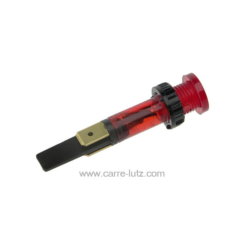 Voyant rouge diamètre 10 mm 230V