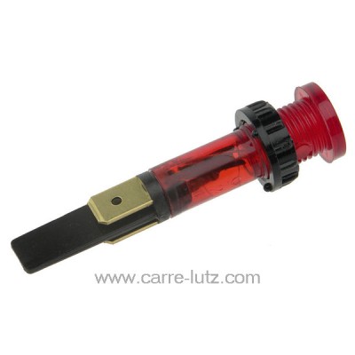 220261  Voyant rouge diamètre 10 mm 230V 2,10 €