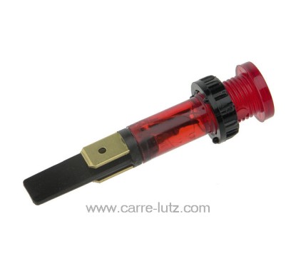 Voyant rouge diamètre 10 mm 230V