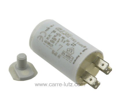 23090010  41039164 - Condensateur permanent 7 MF 400V Candy 5,10 €