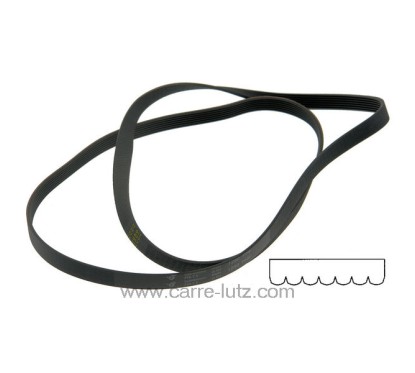 72690007  1250 H7 EL - Courroie plate 52x1282 de lave linge Fagor Brandt Vedette 10,20 €