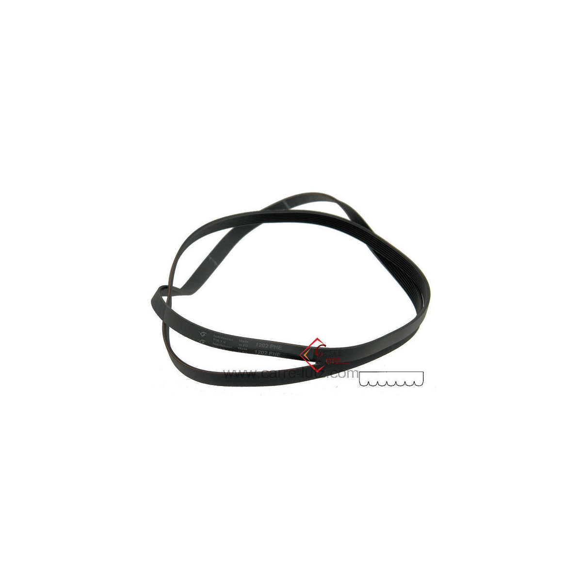 72690009  1326721402 - Courroie plate 1202 H7 MAEL de lave linge Electrolux 8,70 €