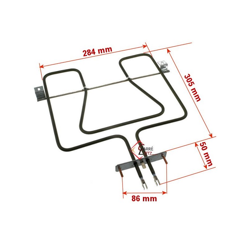 20390013 3570415038 - Résistance de voute 1650W de four A Martin Electrolux 35,30 € 20390013 3570415038 - Résistance de voute 1650W de four A Martin Electrolux 35,30 €