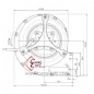 Ventilateur d'air centifuge Trial CAD12R-001
